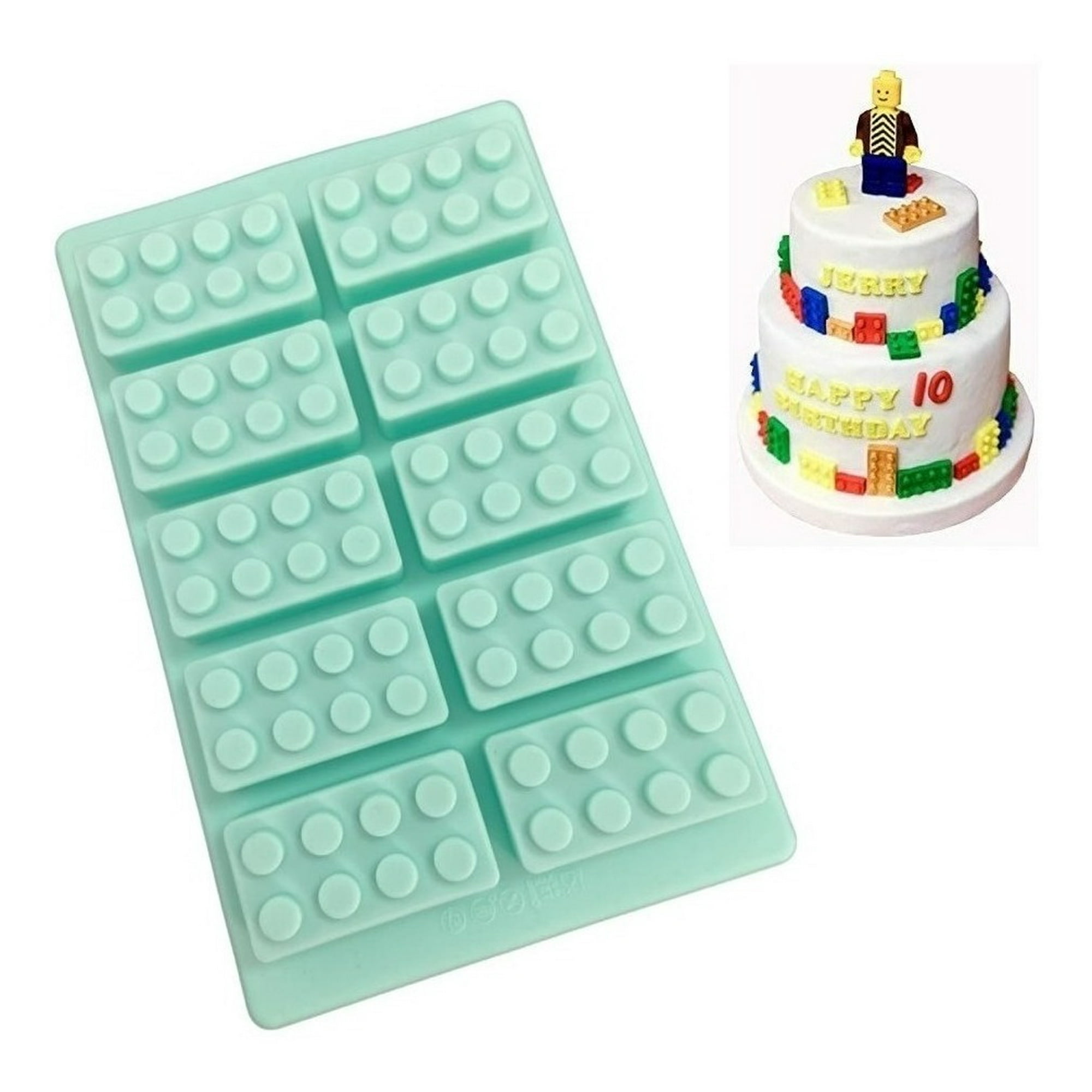 Genérico - Molde De Silicona Molde Fondant Molde Reposteria Molde Bloques