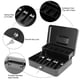 thumbnail image 3 of Caja de dinero Goehiaul con cerradura de llave y charola metálica para monedas, 3 of 8