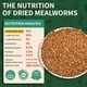 thumbnail image 5 of Gusanos secos de la harina BUNTIE WORMS, 2,27 kg, 100% naturales, sin OGM, 5 of 7