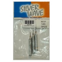 Silver Wave - Plomo De Pesca Forma Misil #2 14Grs 3Unidades
