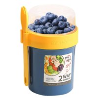 Oem - Vaso De Yogurt Bebidas Y Cereal Frutas Frutos Secos 560Ml