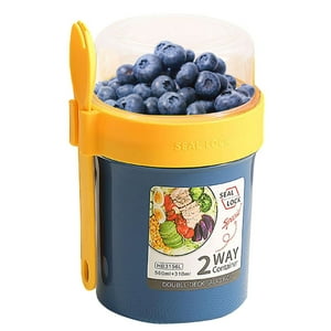 Oem - Vaso De Yogurt Bebidas Y Cereal Frutas Frutos Secos 560Ml