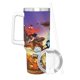 thumbnail image 3 of Solar Opposites Vaso aislado de acero inoxidable con asa, diseño temático, regalo para familia, amigos y fans; incluye pajita y encaja en el portavasos estándar, 40 oz, 3 of 6