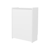Fmfurniture - Escritorio Plegable 85,6X101X63X6 Cm Blanco