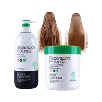 Pack Obopekal: Shampoo De Argán 800 Ml + Crema De Reparación Profunda 1000 Ml