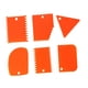 thumbnail image 5 of 6 Piezas De Raspador Para Alisar Pasteles, Utensilios Para Hornear, Alisador De Glaseado Para Pasteles Para Principiantes, Color Naranja, 5 of 5