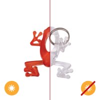 Delsol - Llavero Que Cambia De Color - Naranja Rana De Para - Llavero