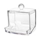 thumbnail image 3 of Caja de Almacenamiento de Bastoncillos de Algodón Acrílico, Transparente con Tapa, Portátil, Estuche Organizador , Contenedor Cosmético para M, 3 of 5