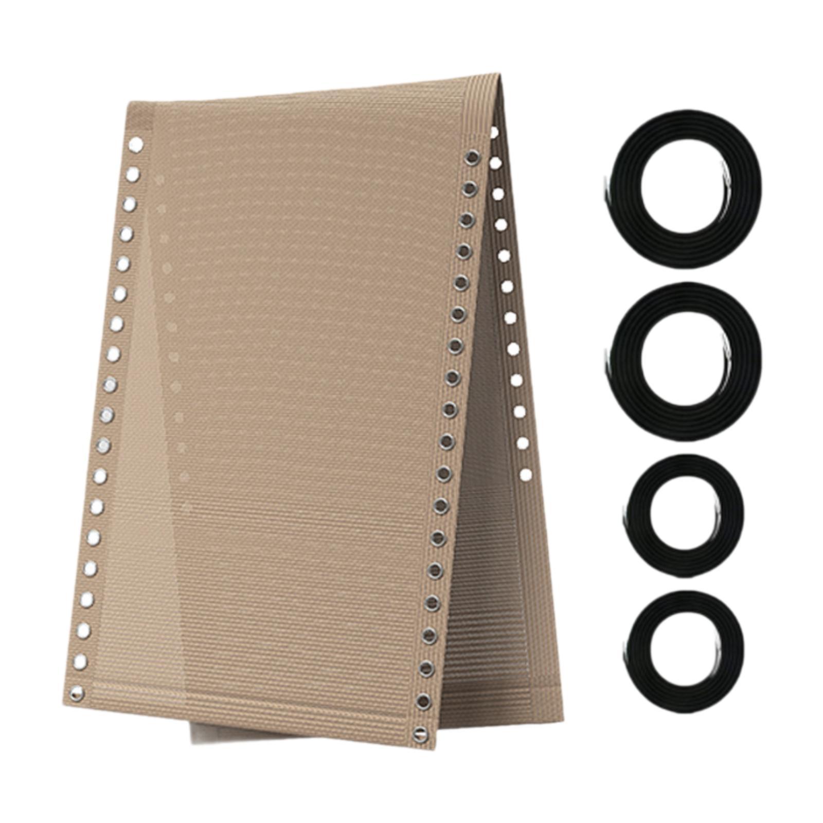Magideal - Lona De Recambio Para Silla Forro Para Tumbona De Jardín Tela De Malla Elástica Y Repuesto Para Silla Plegable De Fácil Instalación Adecuado Para Terr Beige