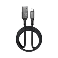 Klip Xtreme Cable Trenzado Usb-A Usb-C Powergo 050 30W 1.8M