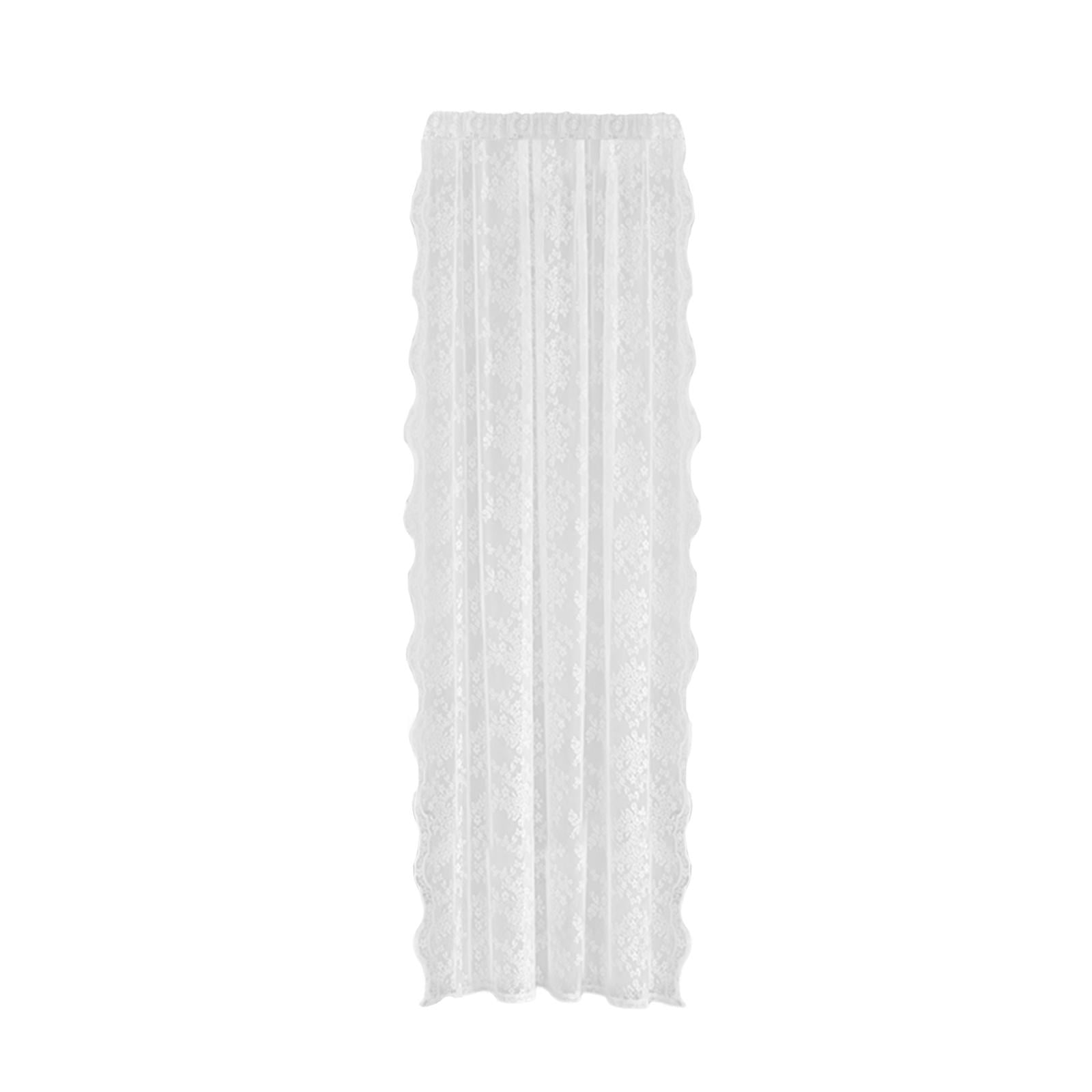 Bothyi - Cortina De Encaje Para Ventana, Cortina De Gasa Para Casa De Campo, Oficina, Comedor, 150 Cm X 250 Cm