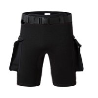 Ioensy - Pantalones Cortos De Buceo Trajes De Neopreno Ajustables Gruesos Pantalones Para Bucear Natación Submarina Xxxl