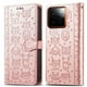 thumbnail image 2 of Funda Cartera FOXDOCK para Realme GT 7 Pro , Flip PU con Relieve de Gatos y Perros, Tarjetero y Soporte, 2 of 6
