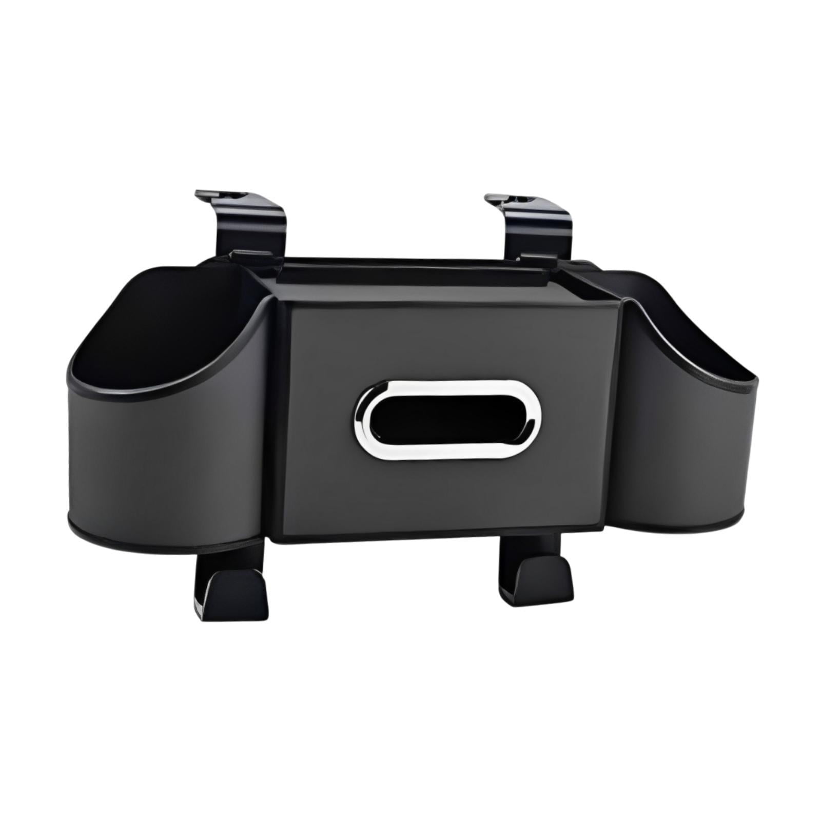 Magideal - Caja De Almacenamiento De Asiento De Coche, Organizador De Asiento Trasero, Decoración Interior De Coche, Diseño De Partición, Accesorios Automotrices Negro