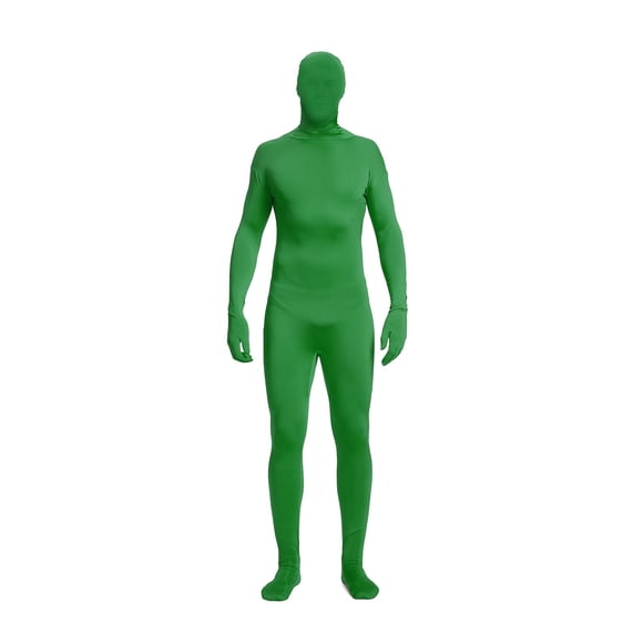 Body completo de Zentai, unisex, elastano, verde elástico, XXL