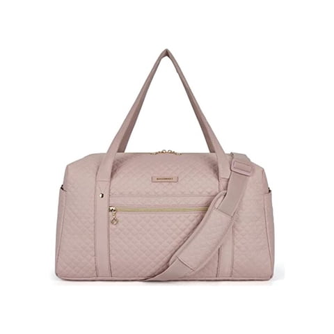 Bagsmart Bolso Fin De Semana Con Bolsa Para Zapatos Rosado