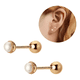 thumbnail image 1 of Aros 18 Kilates (18k) Para Bebe Atornillados #7, 1 of 3