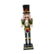 thumbnail image 1 of Figura De Cascanueces De Madera Decoración Festiva De Escritorio Para Navidad Ropa Verde, 1 of 5