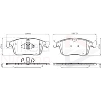 Pastillas Freno Para Auto Allied Nippon Adb02459