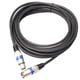 thumbnail image 2 of xlr macho a hembra cable de audio para mezclador de micrófono negro y azul 1 metro, 2 of 3
