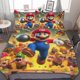 thumbnail image 1 of Mario Duvet Cover Set 3-Piece Bedding Set Soft Warm And Comfortable Soft Bed Set for Bedroom All Season Bed Sheets, 1 of 5