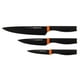 thumbnail image 2 of Set 3 Cuchillos Ergonomicos De Cocina Negro, 2 of 4