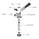thumbnail image 2 of Acoplador de Barril de Cerveza Gancowise Sistema D de Acero Inoxidable, 2 of 7