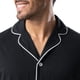thumbnail image 2 of Conjunto de pijama IZOD de punto de gamuza para hombre, color negro, talla XL, 2 of 5