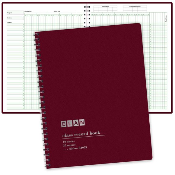 Libro de Registro de Clase Elan Publishing Company - 35 Alumnos