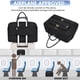 thumbnail image 5 of Bolsa de viaje LUOCIP de gran capacidad negra para mujer, 5 of 8