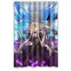 thumbnail image 1 of Cortina de ducha Kongou de acero azul Arpeggio con ganchos (91 x 183 cm), 1 of 3