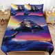 thumbnail image 1 of Aladdin Cartoon Bedding Sets Ultra Soft Skin-Friendly Duvet Cover 3 Piece, Cute Comforter Cover Bed Set for Boys Girls Kids, 1 of 5