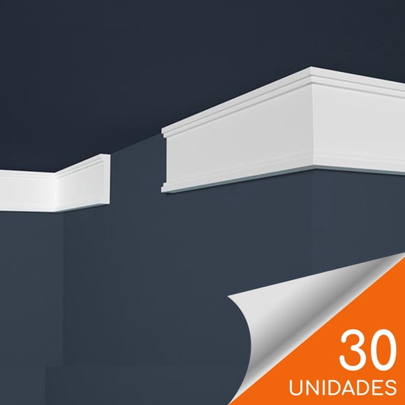 Cornisa E29 97x20mm x 2mt xPS Caja 30 unidades