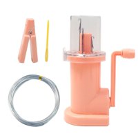 Magideal - Mini Máquina De Tejer, Tejedora De Carrete Manual Para El Hogar, Herramienta Para Tejer Tejedora Fácil, Pp, Bricolaje, Para Suéteres, Manualidades, Nu Rosa