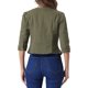 thumbnail image 3 of INSPIRE CHIC Chaquetas de Jean de Mezclilla Recortadas sin Cuello de Manga 3/4 para Mujer Verde Oliva XS, 3 of 6