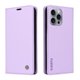 thumbnail image 1 of Funda Billetera de Cuero para iPhone 16 Pro Max con Tarjetero y Soporte - Tapa Magnética Morado, 1 of 6