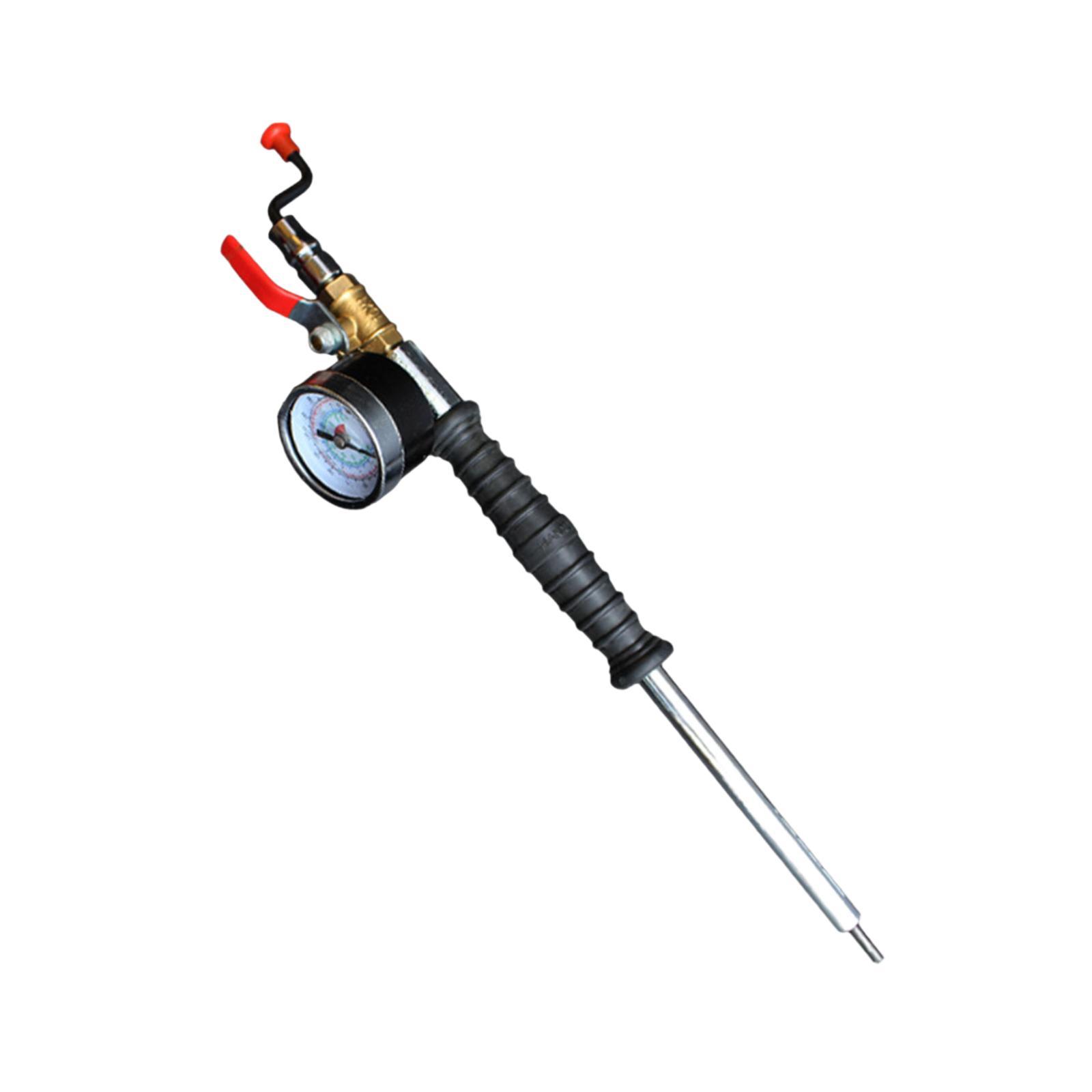 Magideal - Conector De Poste Inflable De Manivela Manual, Adaptador De Inflado Rápido De Neumáticos Profesional Resistente, Mandril De Neumáticos Para Bicicleta