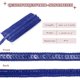 thumbnail image 2 of Cinta de lentejuelas de 0.5 pulgadas x 10 yardas para adornos de manualidades, azul zafiro, 2 of 7
