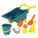 thumbnail image 4 of Juego de juguetes de playa, cubo, pala, excavación también, juguetes de hoyo l, juego para la playa al aire libre interior niñas y niños niños peque Carrito Cubo Verde, 4 of 5