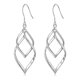 thumbnail image 1 of Pendiente Bassion 5 cm, plata chapada en oro 14k – estilo colgante, 1 of 6