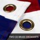 thumbnail image 2 of Bandera G128 de EE.UU. 91x152 cm Poliéster Bordado, 2 of 7