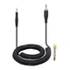 thumbnail image 1 of Reemplazo De Cable AUX En Espiral Con Adaptador De 1/4 De Pulgada Para Ath M40x M20x M60x, 1 of 3