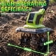thumbnail image 4 of Cultivador rotocultor inalámbrico TurfPro de 400 RPM con 48 dientes de acero, 4 of 8