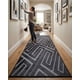 thumbnail image 2 of Alfombra Pasillera Moderna Diseño Jacquard 60x160cm, 2 of 6