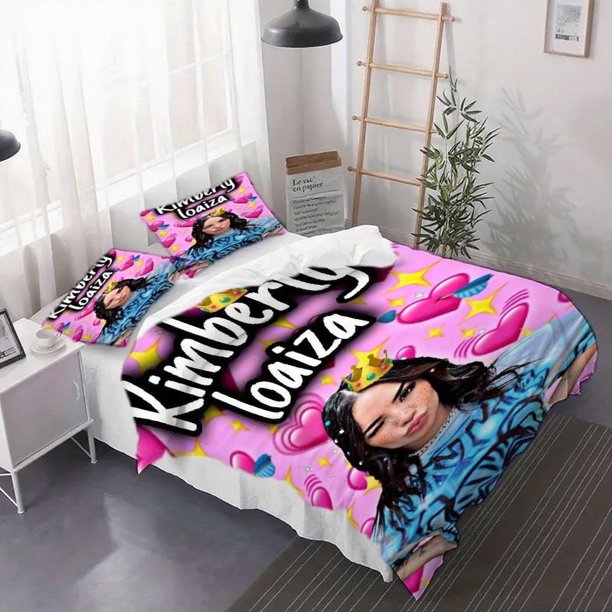 3pcs Kimberly Loaiza Inspired Duvet Cover Set - Bedding Set Suitable for Bedrooms And Guest Rooms. Soft And Comfortable Duvet Cover a Perfect Gift for Family And Friends.