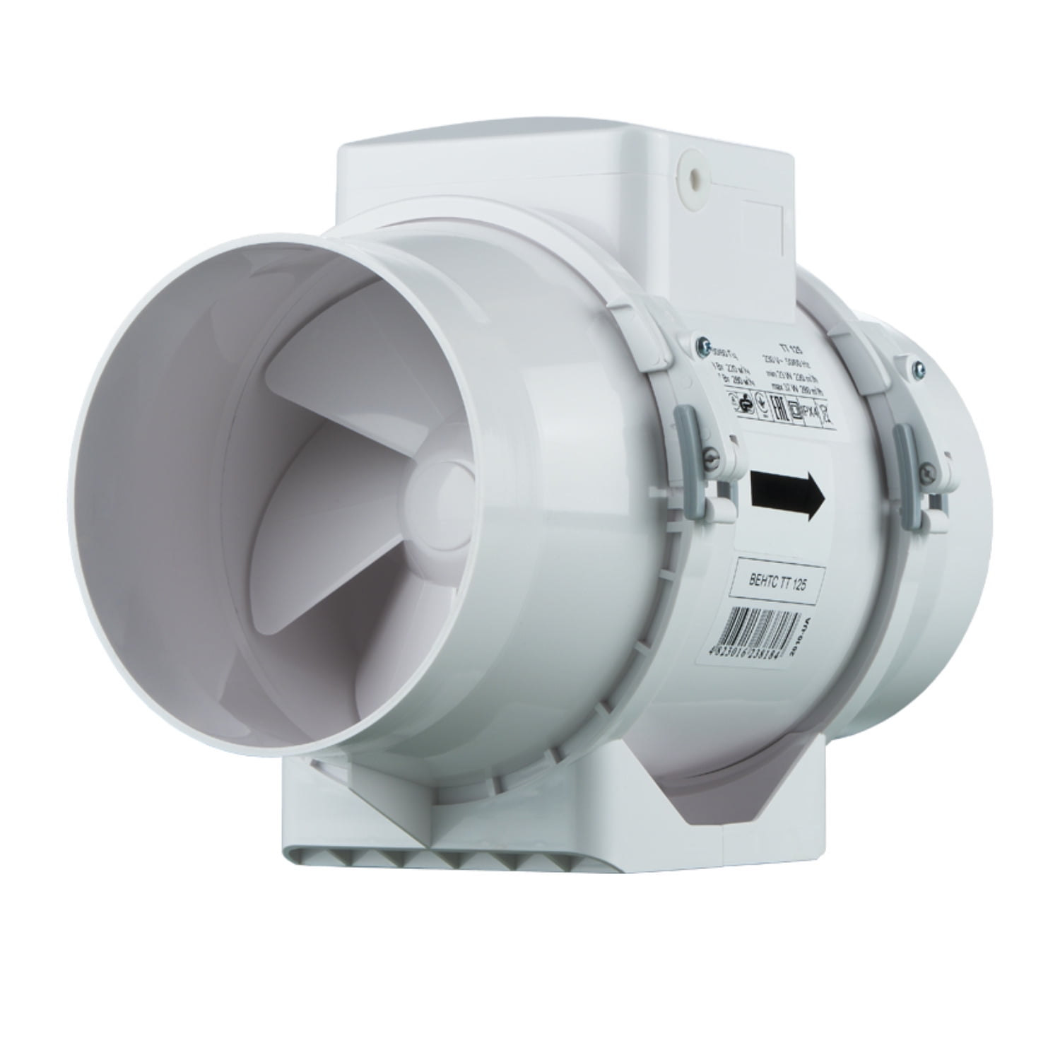 Ventilador Helicocentrífugo En Línea Airolite Tt 125 S