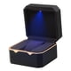 thumbnail image 1 of Caja De Reloj Con Borde Dorado Octogonal Con Luz Para Reloj De Pulsera Brazalete Negro, 1 of 3