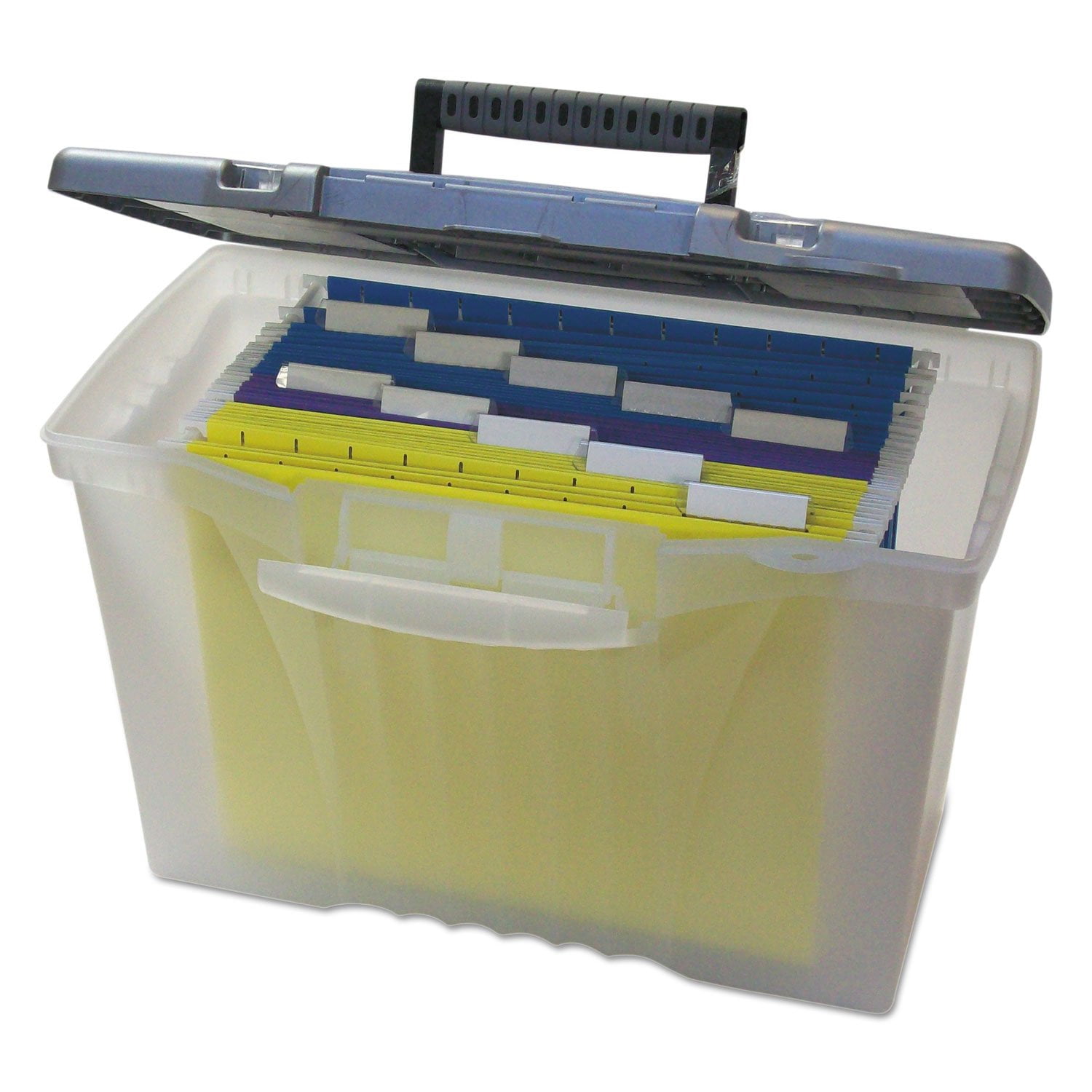 Caja De Archivos Portátil Storex Con Tapa Organizadora Legal O Con Texto