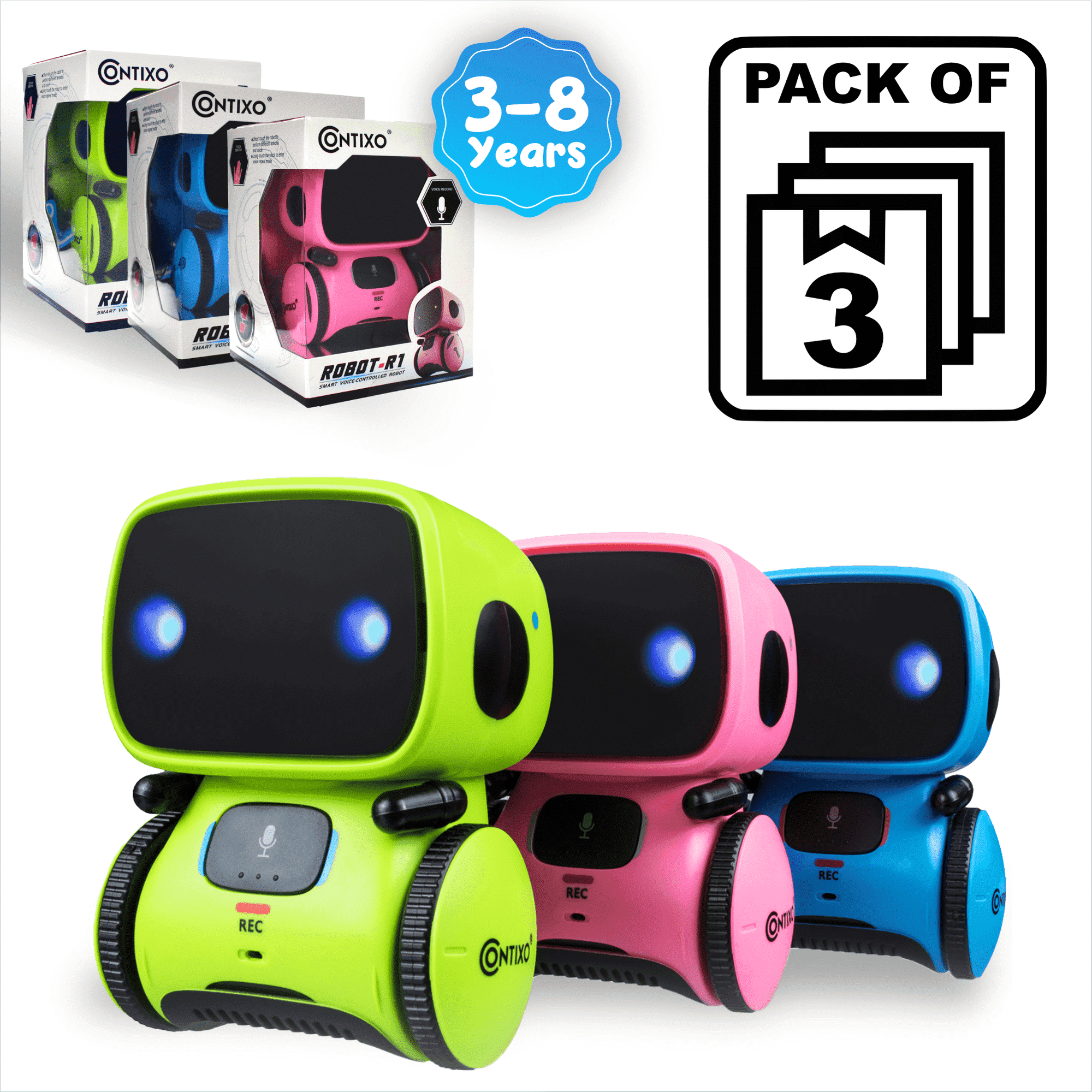 Juguete Contixo Robot Inteligente Multicolor