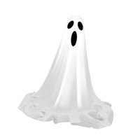 Magideal - Decoración De Halloween, Fantasma De Pie Aterrador, Multifuncional, Accesorio De Fotografía, Decoración Fantasma Espeluznante, Adorno Fantasma De Tela Estilo F